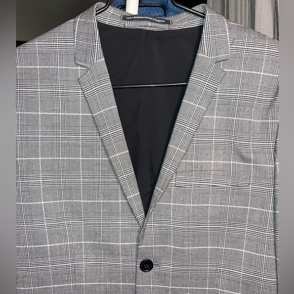 Mens printed blazer